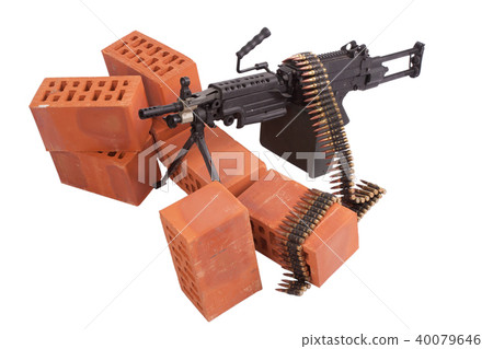 M249 machine gun on position 40079646