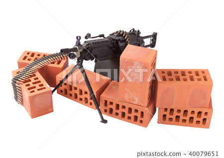 M249 machine gun on position 40079651
