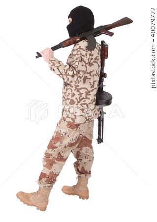 mercenary with AK 47 40079722