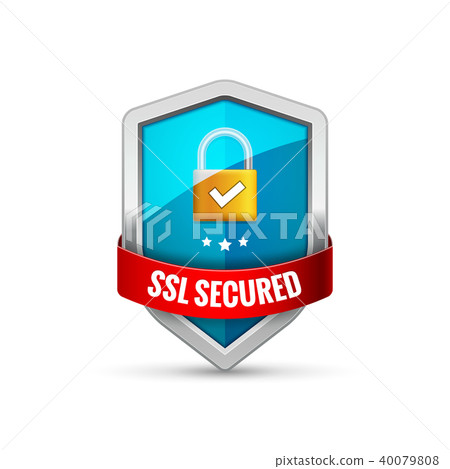SSL Protection shield guard icon - Stock Illustration [40079808] - PIXTA