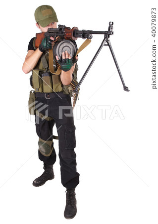 mercenary with RPG gun 40079873