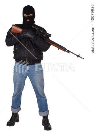 Robber with M14 rifle Robber with M14 rifle 40079986