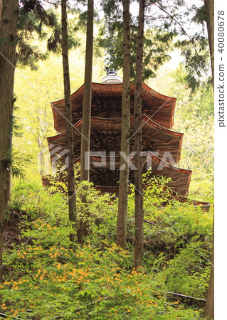 安田寺八角八角塔 40080678