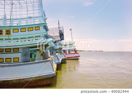 fishing boats in the port 40082944
