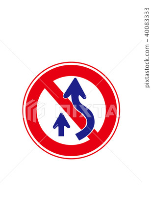Right part for overtaking road sign restrictions - Stock Illustration ...