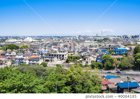在東京郊區的住宅區 在東京郊區的住宅區 40084185