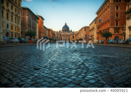 St Peter Basilica in Vatican , Rome, Italy St Peter Basilica in Vatican , Rome, Italy 40085921