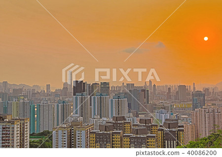 north of kwun tong district view Hong kong 40086200