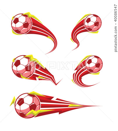 Football and soccer symbols set 40086547