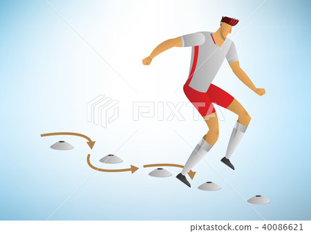 football practice cone