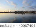 Morning of the Tama River 40087404