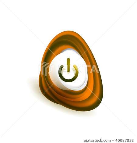 Glass transparent effect power start button, on off icon, vector UI or app symbol design Glass transparent effect power start button, on off icon, vector UI or app symbol design 40087838