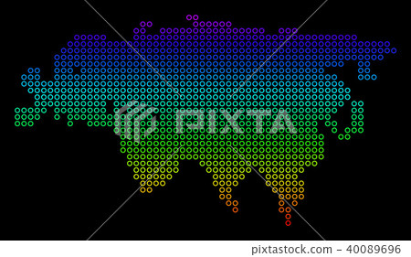 Bright Eurasia Map Bright Eurasia Map 40089696