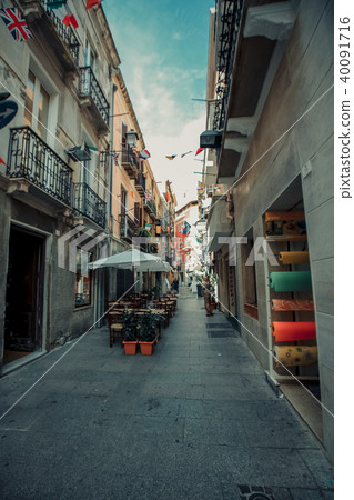 Italy Cagliari city, historical center houses and parks, europe vacations, summer landmarks 40091716