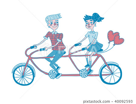 riding tandem