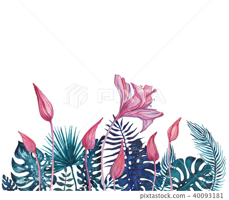 Hand Drawn Abstract Flowers Hand Drawn Abstract Flowers 40093181