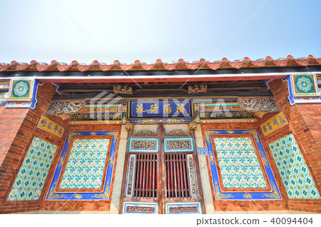 Building Taiwan Golden Gate Water Head Settlement Ancient Style Kinmen Shueitou Village 40094404