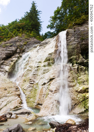 Yuzawa, Akita Prefecture Kawaharamo Oyutaki falls in September 40094762