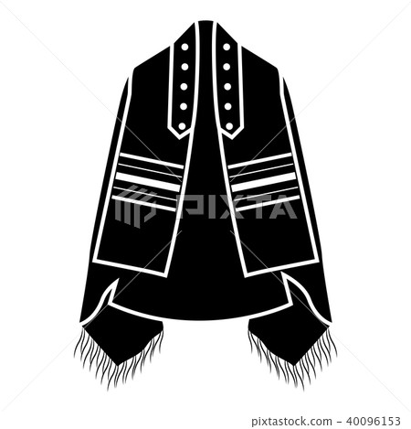 Jewish tallit icon Jewish tallit icon 40096153