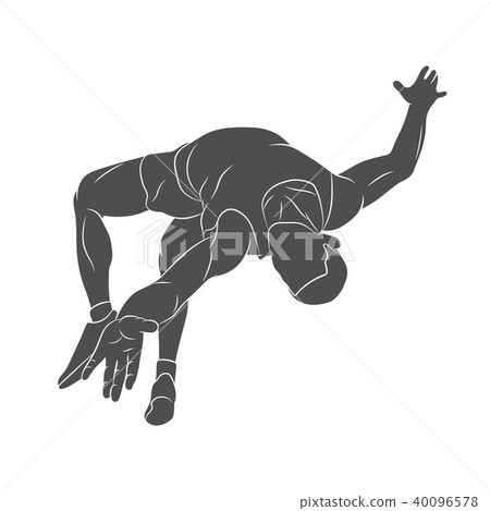 jump athlete 首页 插图 姿势/表情/动作 行为/动作 跳 high jump