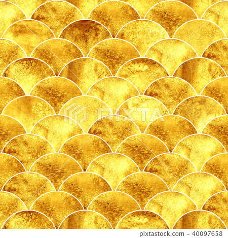 Fish scale wave japanese seamless pattern Fish scale wave japanese seamless pattern 40097658