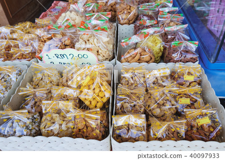 Malaysian traditional sweet food on street market 40097933