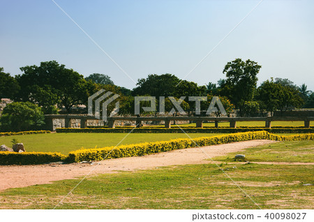 View of ancient stepwell in Hampi, India. View of ancient stepwell in Hampi, India. 40098027