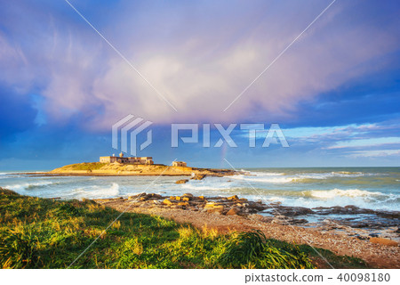 Spring panorama of sea coast city Trapany. Sicily, Italy Europe Spring panorama of sea coast city Trapany. Sicily, Italy Europe 40098180