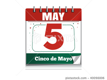 Cinco de Mayo. Holiday date in calendar Cinco de Mayo. Holiday date in calendar 40098806