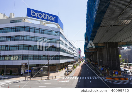 名古屋市瑞穗區地鐵Hotta穿越名古屋市地鐵堀田站和兄弟工業瑞穗工廠 40099720