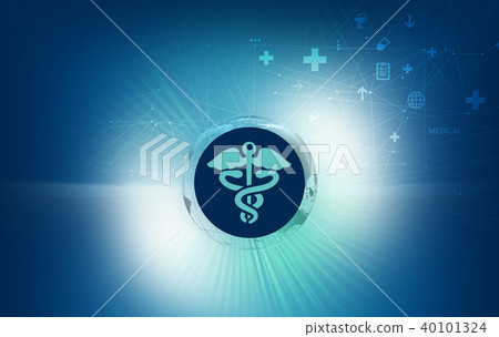 Medical abstract background health care symbols Medical abstract background health care symbols 40101324