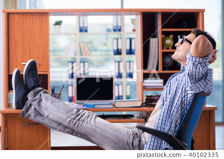 Student studying at home preparing for exam Student studying at home preparing for exam 40102335
