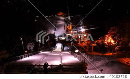 The night view of Okurayama Jumping Stand 40102738