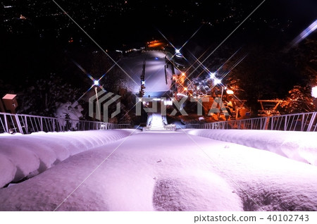 The night view of Okurayama Jumping Stand The night view of Okurayama Jumping Stand 40102743