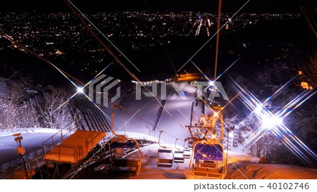 The night view of Okurayama Jumping Stand The night view of Okurayama Jumping Stand 40102746