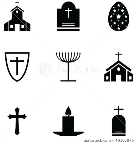 catholic icon set 40102870