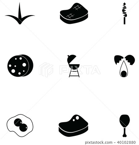 chicken icon set chicken icon set 40102880