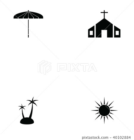 cuba icon set 40102884