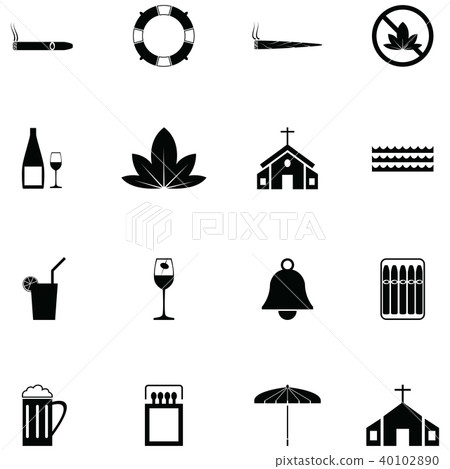 cuba icon set cuba icon set 40102890