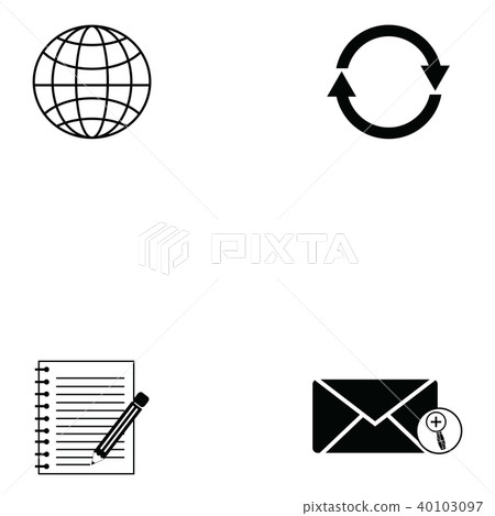 message icon set 40103097