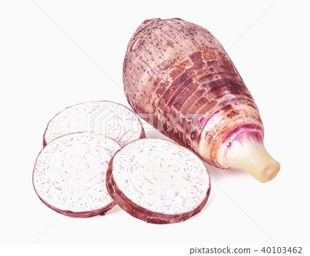 taro isolated on white background taro isolated on white background 40103462