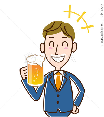 辦公室工作人員用生啤酒攪拌 40104282