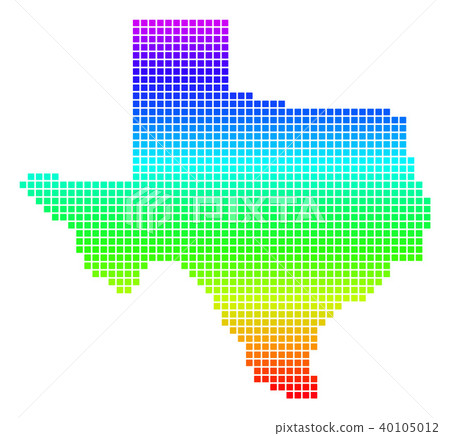 Spectrum Dotted Texas Map Spectrum Dotted Texas Map 40105012