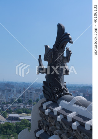 Hachiji Castle's Killer Whale, Himeji City, Hyogo Prefecture, Japan 40106132