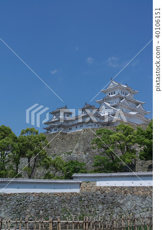 Himeji Castle in early summer, Himeji city, Hyogo Prefecture, Japan 40106151