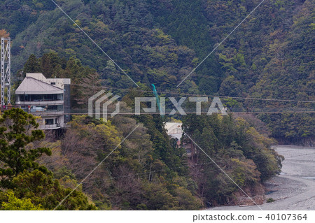[Nara Prefecture/Sightseeing Spot] Tanize Suspension Bridge (Tanise Suspension Bridge/Yase Bridge) 40107364