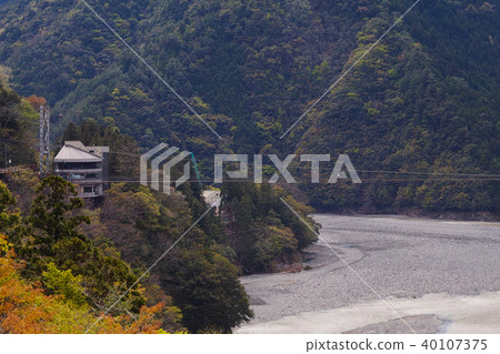 [Nara Prefecture/Sightseeing Spot] Tanize Suspension Bridge (Tanise Suspension Bridge/Yase Bridge) 40107375