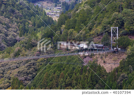 [Nara Prefecture/Sightseeing Spot] Tanize Suspension Bridge (Tanise Suspension Bridge/Yase Bridge) 40107394