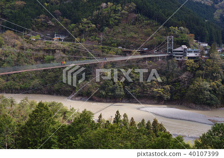 [Nara Prefecture/Sightseeing Spot] Tanize Suspension Bridge (Tanise Suspension Bridge/Yase Bridge) 40107399