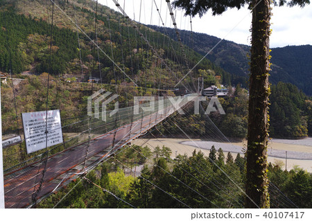 [Nara Prefecture/Sightseeing Spot] Tanize Suspension Bridge (Tanise Suspension Bridge/Yase Bridge) 40107417